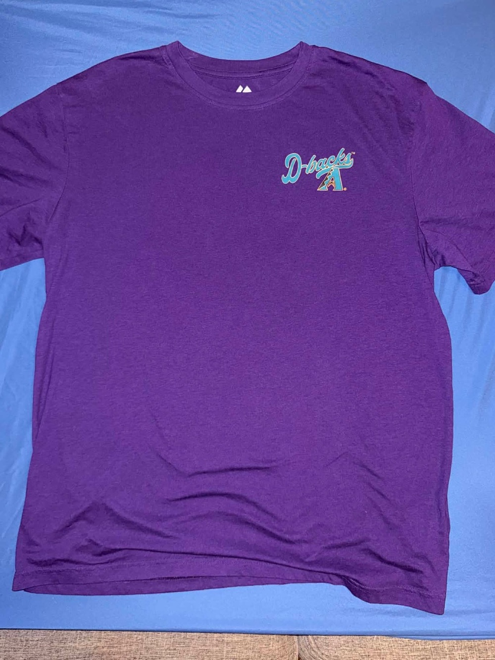 Arizona Diamondbacks Majestic Purple Retro Graphic T-Shirt  1998